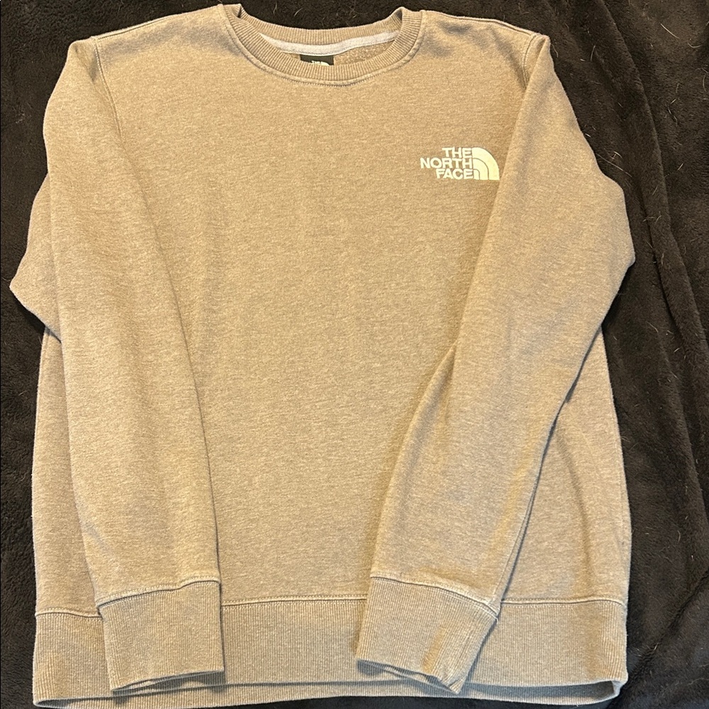 The North Face Light Gray Crewneck Sweater